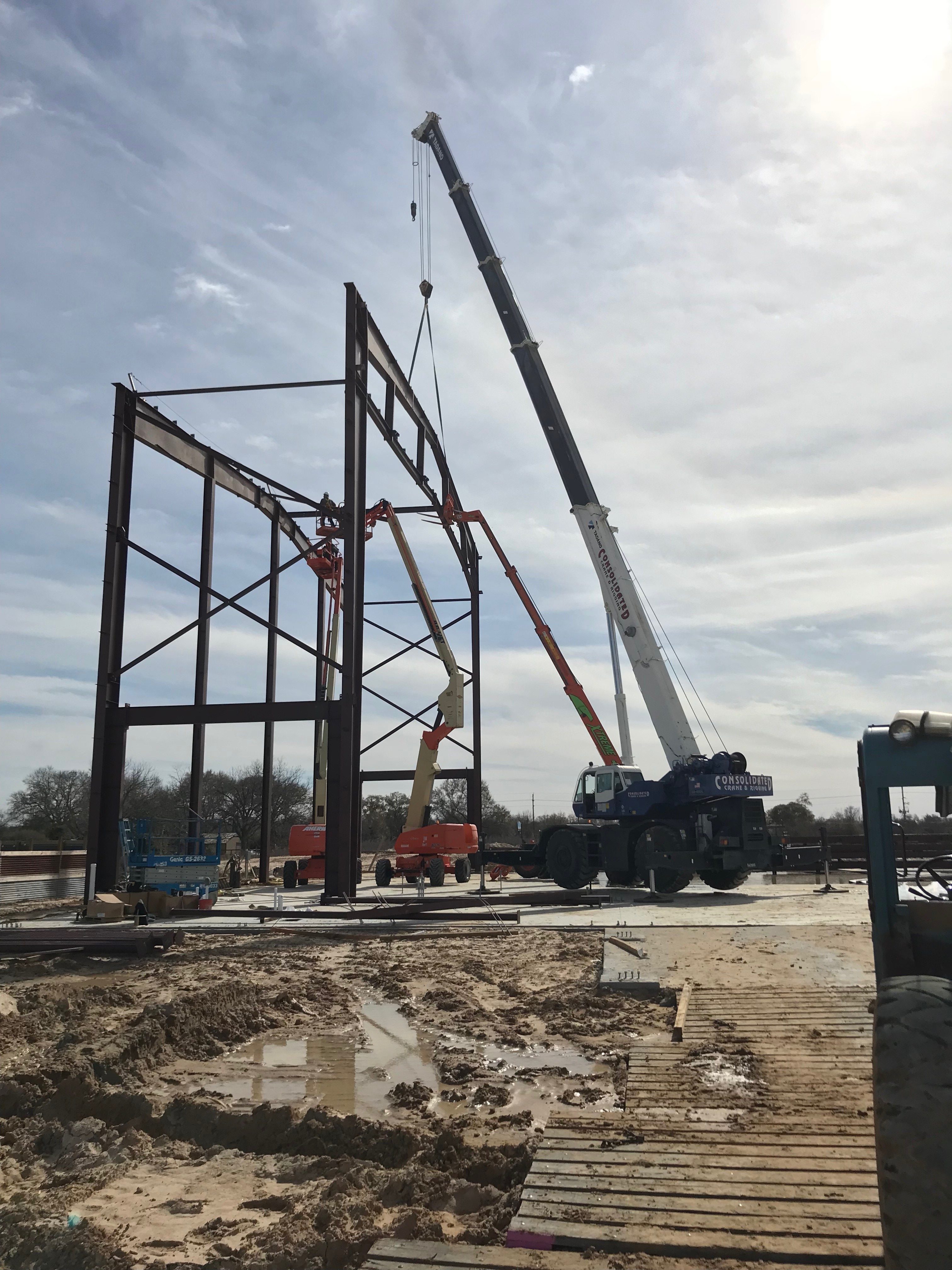 ongoing construction for inSPIRE Cypress in Texas