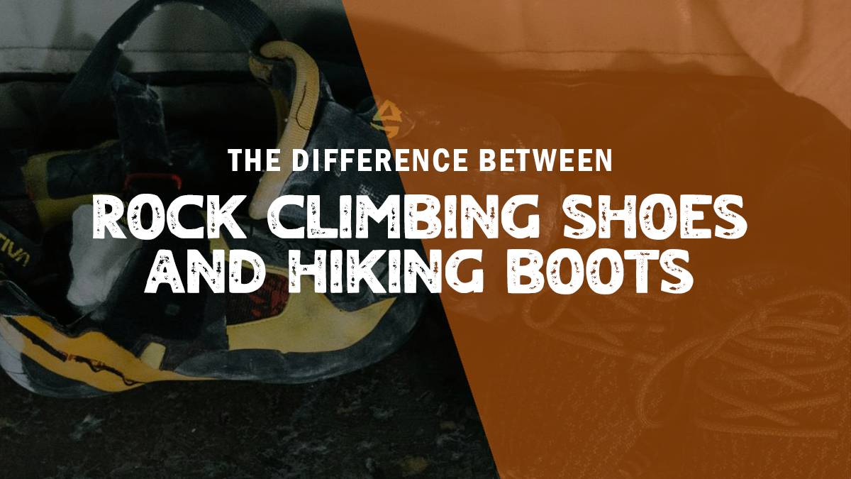 Rock Climbing Shoes vs Hiking Boots - inSPIRE R