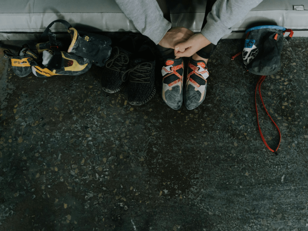 climbing shoes
